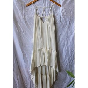 Nasty Gal High Low Flowy Crepe Dress